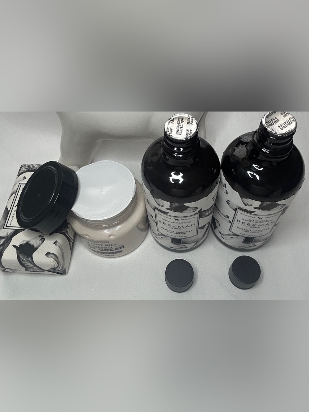 NWT Beekman 1802 4-Piece Vanilla Absolute Body Care & Salve Bundle - Picture 3 of 8
